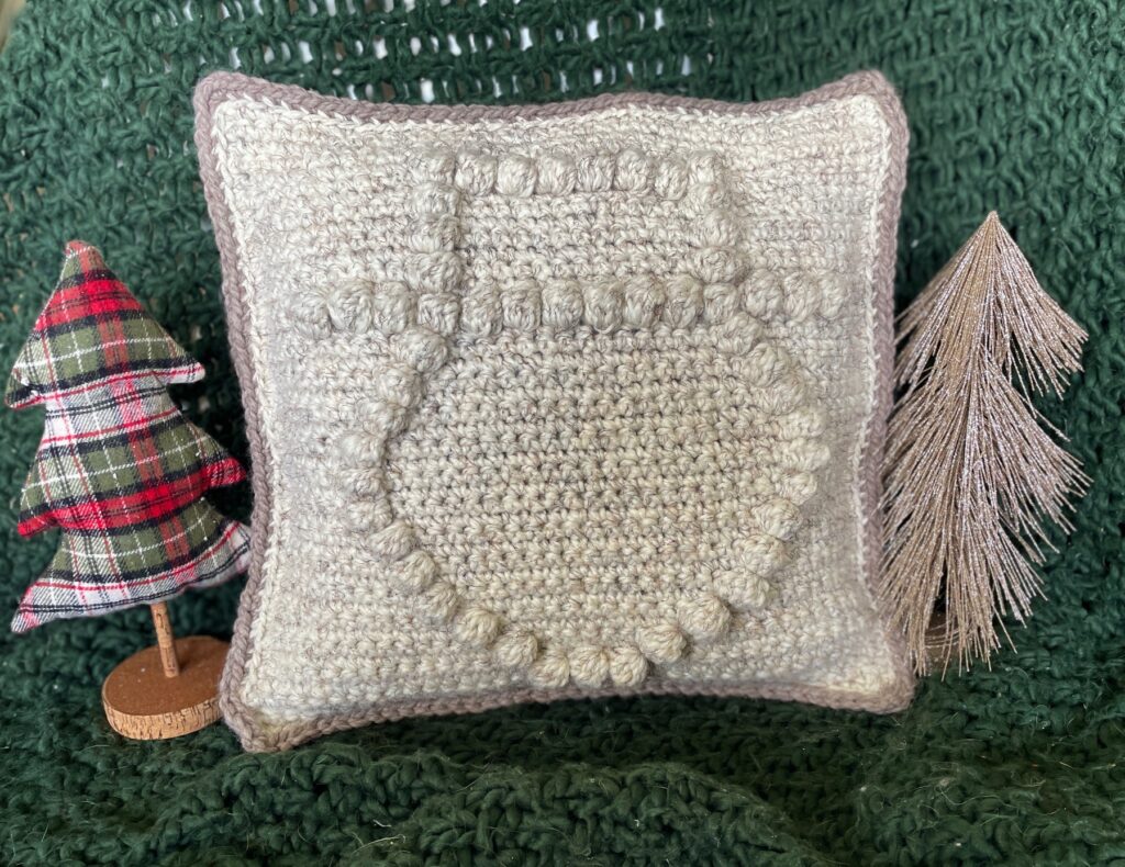 crochet pillow